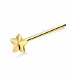 Star Silver Straight Nose Stud NSKA-770